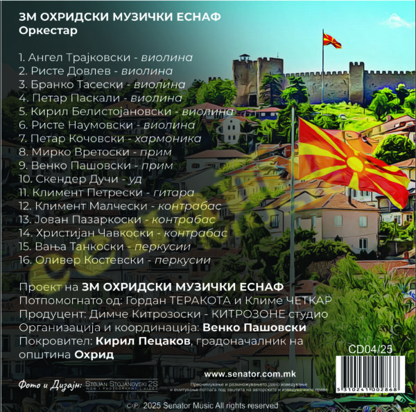 Ohridski Muzicki Esnaf - Ohridska Muzicka Antologija 2CD`s (vo zivo) - Image 2