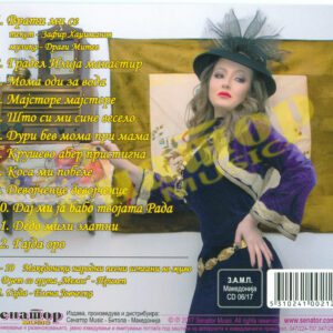 Elena Jovceska -Vrati mi ja mladosta- CD&DVD